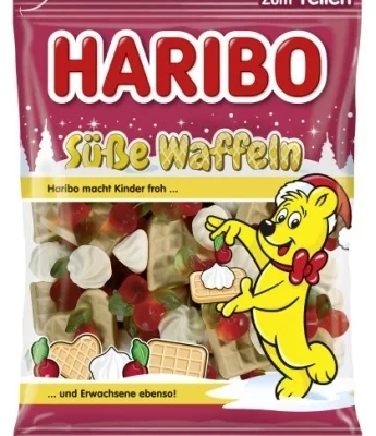 Желейні цукерки Свято HariboHaribo Suesse Waffeln Candies 175 г Німеччина