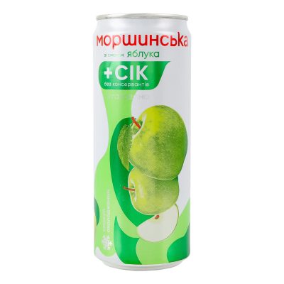 Вода Моршинська зі смаком Яблука негазована 0,33 л