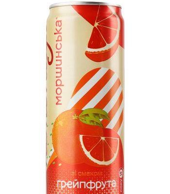 Лимонад Моршинська лимонада зі смаком грепфрута слабогазований 0,33 л