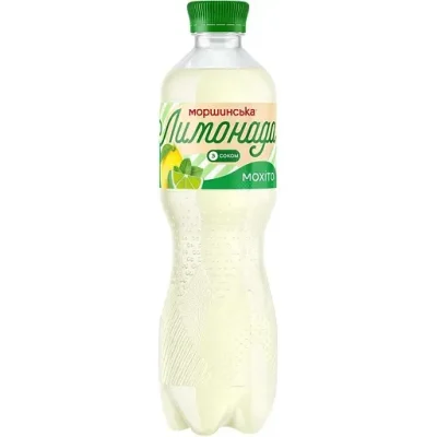 Лимонад Моршинська лимонада зі смаком мохіто слабогазований 0,5 л
