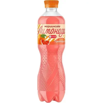 Лимонад Моршинська лимонада зі смаком грейпфрута слабогазований 0,5 л