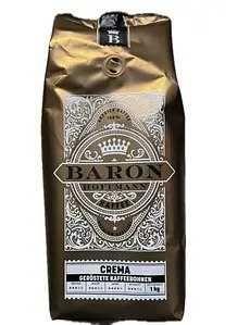 Кава зернова 100% Арабіка Baron Hoffmann Kaffee Crema1кг Німеччина