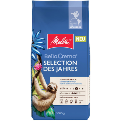Кава в зернах Melitta Bella Crema Selection des Jahres NICARAGUA 100% Арабіка 1кг Німеччина