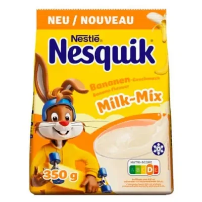 Какао-напій банановий Nesquik Banana Milk-Mix Nestle 350 г Німеччина