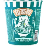 Суп швидкого приготування кисло-гострий з локшиною рамен та свининою у стакані Fans 93г  Китай