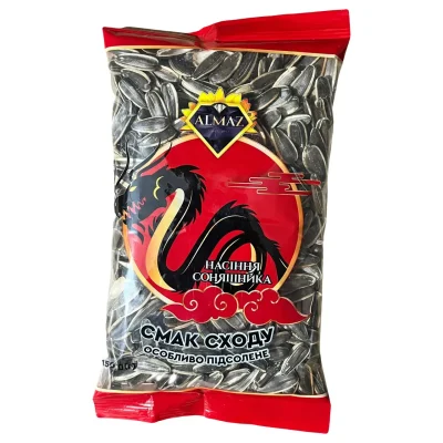 Семетки смугасті солоні Смак Сходу ALMAZ 150 г