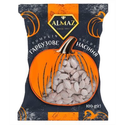 Насіння гарбузове смажене ALMAZ 70г