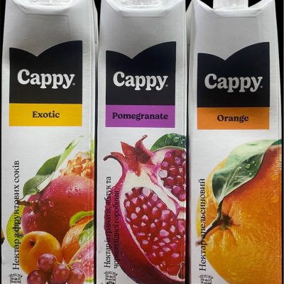 Нектар Cappy Мікс Екзотик Гранат Апельсин 1 л Україна