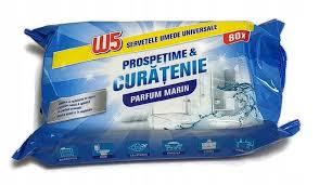 Вологі серветки універсальні для прибирання (морська свіжість) W5 80 шт. Німеччина