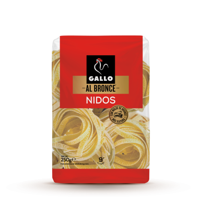 Макаронні вироби зі шпинатом Гнізда Gallo Seleccion 46 Fettuccidi Espinacas 450 г Іспанія
