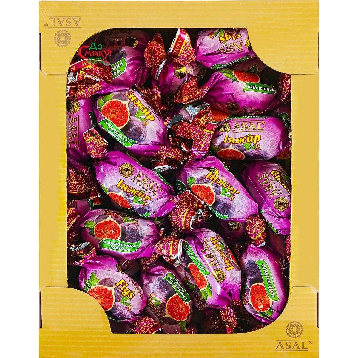 Цукерки "Інжир із волоським горіхом", Asal, Україна, 1 кг.