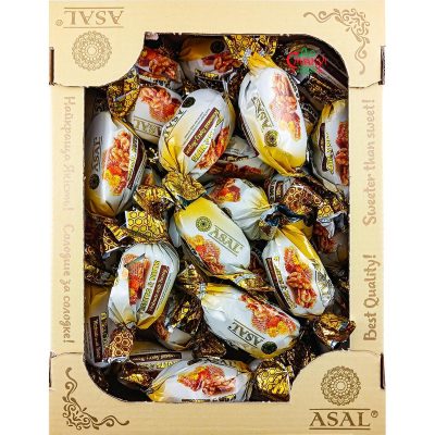 Цукерки "грецький горіх із медом, Asal, Україна, 1 кг.