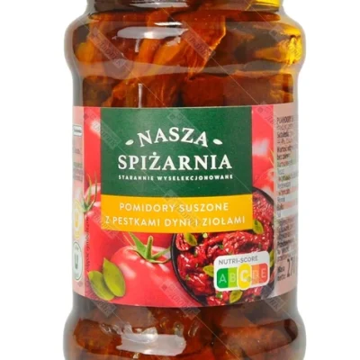 В'ялені томати в олії з насінням гарбуза і травами Nasza Spizarnia 270г Польша