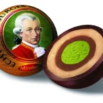 Цукерки марципанові з фісташковим праліне Mozart Kugeln Mirabell 42 г (3х14 г) Німеччина