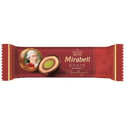 Цукерки марципанові з фісташковим праліне Mozart Kugeln Mirabell 42 г (3х14 г) Німеччина