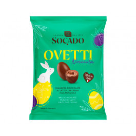 Цукерки шоколадні Яйця з горіховим праліне Socado Ovetti Primevoglie Nocciola110 г Італія