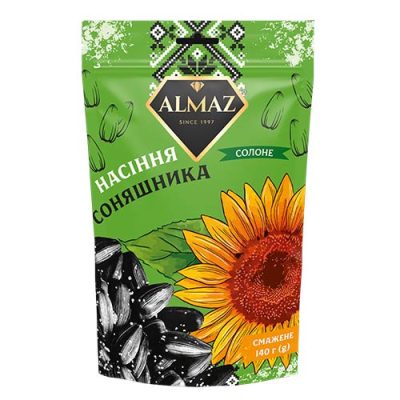 Семески смажені солоні ALMAZ 140 г