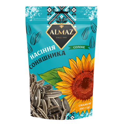 Ядро соняшника солоне ALMAZ 100 г