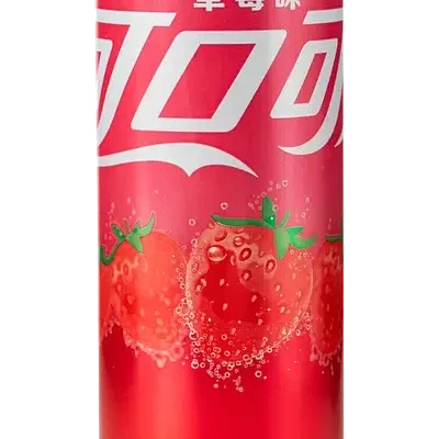 Напій сильногазований Coca-Cola strawberry 330 мл ж/б Азія