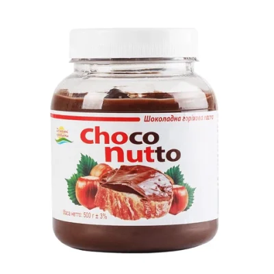 Шоколадна паста (крем) шоколадно-горіхова ChocoNutto 500г