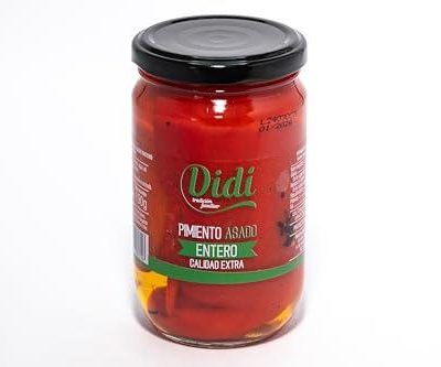 Консервований печений перець DIDI Pimento Asado ENTERO Calidad Extra 290/190г Іспанія
