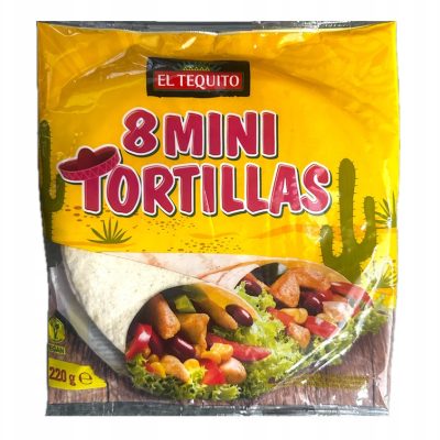 Міні тортилья з пшеничного борошна El Tequito Mini Tortilla Pszenna (8 шт.) 220g Німеччина