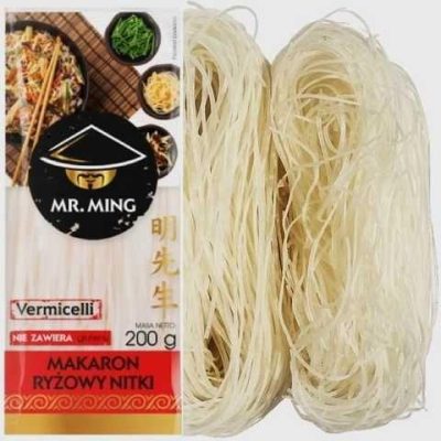 Рисова локшина Нитка Mr. Ming Nitka 200 г