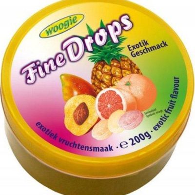 Льодяники (конфети) Woogie Fine Drops (дрібні краплі) лимонний смак Австрії 200 г