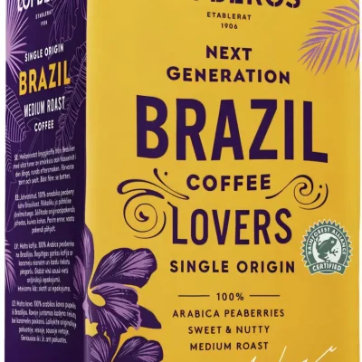 Кава мелена 100% Арабіка Lofbergs Brazil 450г Швеція