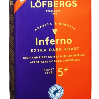 Кава мелена 100% Арабіка Lofbergs Inferno 450г Швеція