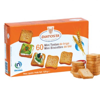 Міні-тости пшеничні Diatosta Mini Tostas 120г Португалія