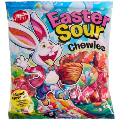 Цукерки жувальні кисло-солодкі Eaester Sour Chewies Sweet Petites (4 смаки) 450г Нідерланди