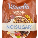 Гранола (Мюслі) БУЗ ЦУКРУ зі смаком какао та лісовими горіхами Vitanella Granola No Sugar 300г Польща