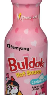 Соус корейський гострий зі смаком карбонар Samyang Buldak Hot Sauce Carbonara Flavour 165 мл Корея