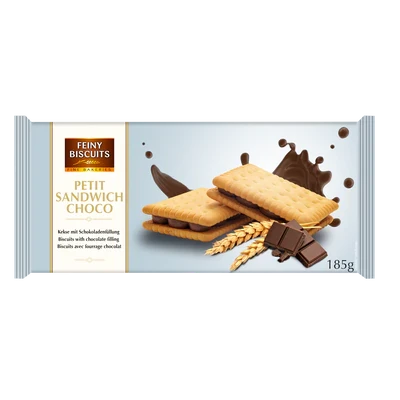 Печиво-сендвіч з шоколадним кремом Feiny Biscuit Petet sandwich choco 185г Австрія