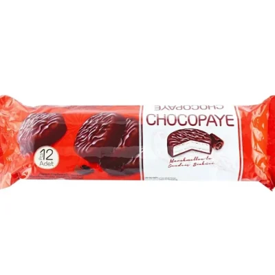 Печиво-сендвіч з маршмеллоу в молочному шоколаді Simsek Chocopaye 216г Туреччина