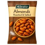 Мигдаль смажений із сіллю Alesto Almonds Roasted & Salted 150г Німеччина