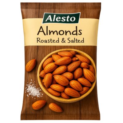 Мигдаль смажений із сіллю Alesto Almonds Roasted & Salted 150г Німеччина