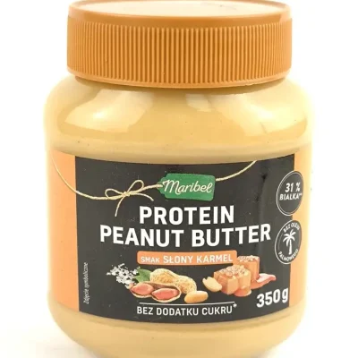 Арахісова паста зі смаком солона карамель і протеїном Maribel Protein Peanut Butter 350 г Німеччина