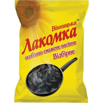 Насіння соняшника  смажені "Лакомка" 160г