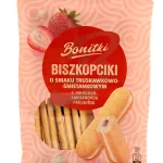 Печиво бісквітне з вершково-полуниною начинкою Bonitki 170 г Польща