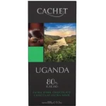 Шоколад Cachet UGANDA 80% какао 100 г Бельгія