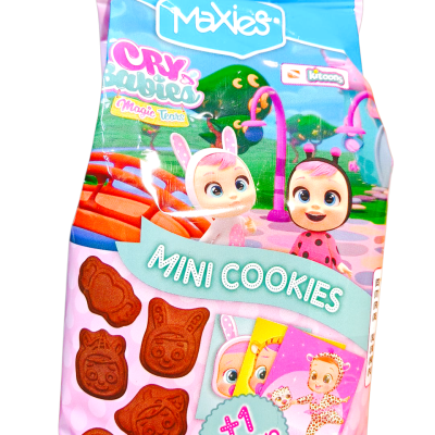 Печиво-міні дитяче Дивовижні малюки Maxies Mini Cookies Cry Babies 100г Іспанія