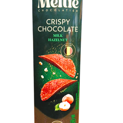 Шоколадні чіпси Meltie Crispy Chocolate Milk Hazelnut 125г Бельгія