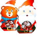 Набір шоколадних фігурок Санта (4шт) 60г Нідерланди