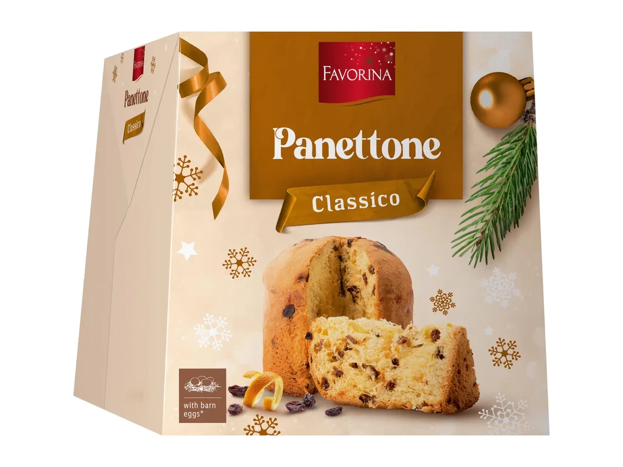 Різдвяний кекс Панетоне з цукатами та родзинками Favorina Panettone classic 1кг Німеччина
