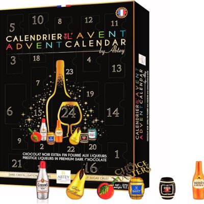 Адвент-календар 24 лікери Abtey Prestige Chocolate Liqueur Selection Christmas Advent 270 г Німеччина
