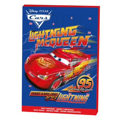 Адвент-календар шоколадний Disney Lightning Mcqueen 50 г