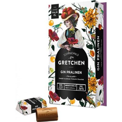 Шоколадні цукерки з Джином Schladeerer "Gretchen" Gin Dark Chocolate Pralines 127 г Німеччина