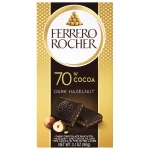 Шоколад чорний 70% з фундуком Ferrero Rocher Zartbitter  90г Італія